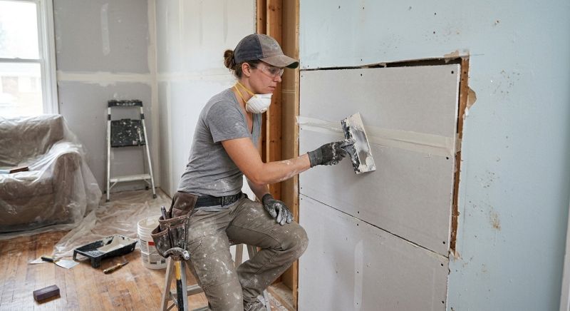 Bedroom Drywall Installation in Alpharetta, GA