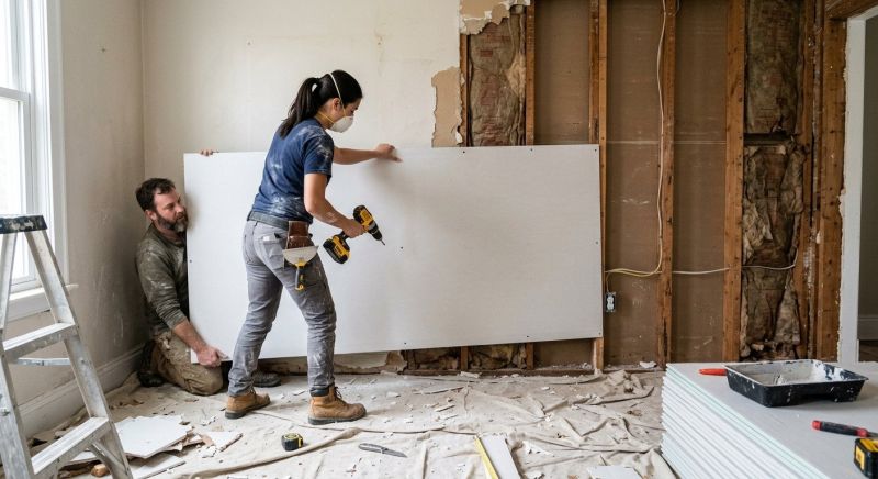 Ceiling Drywall Replacement in Wilmington, NC