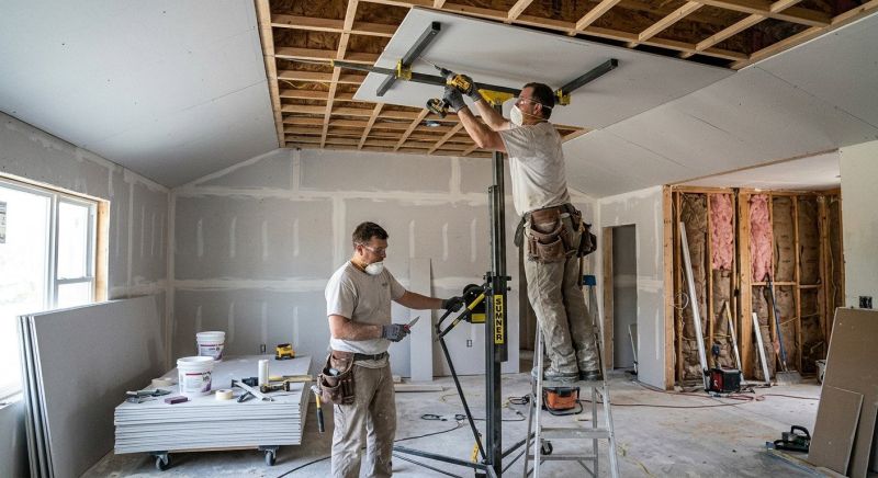 Bedroom Drywall Installation in Conroe, TX